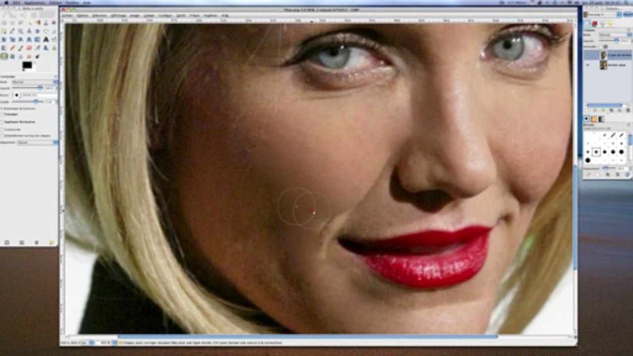 Retoucher une photo sur GIMP