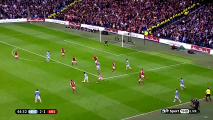 David Silva vs Arsenal (H) 2013-2014 EPL HD