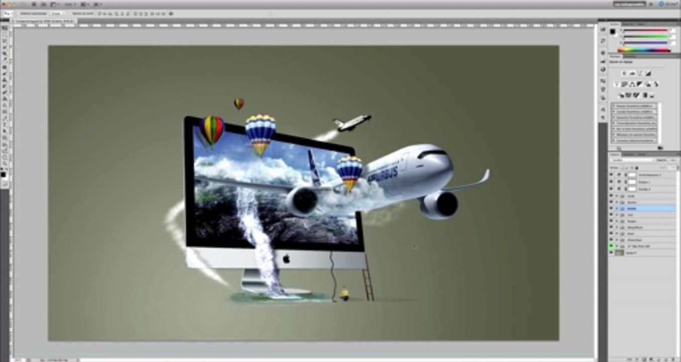 Tuto Compositing sur Photoshop.