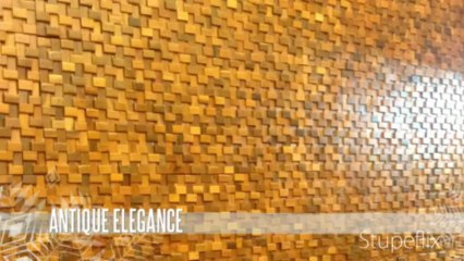 Thiết kế nội thất với mosaic gỗ - Độc đáo & Sang trọng