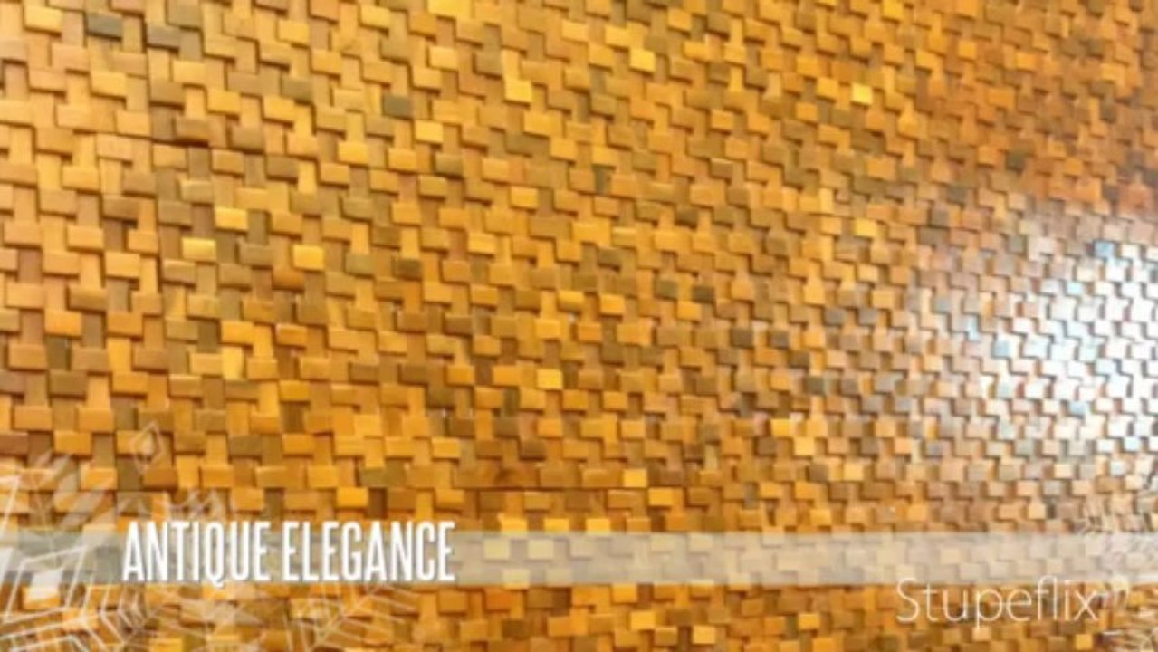 Thiết kế nội thất với mosaic gỗ - Độc đáo & Sang trọng