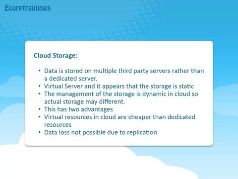 Cloud Computing Online Training | India | Cloud Computing Videos | Ecorptrainings