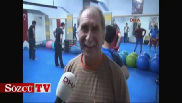 55 yaşında kick boksa merak saldı