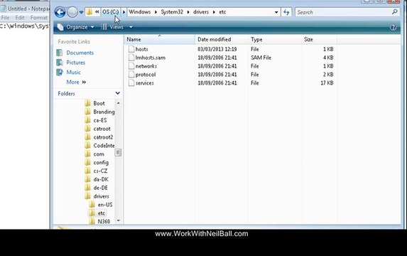 How To Edit The Hosts File Or How To Replace The Hosts File