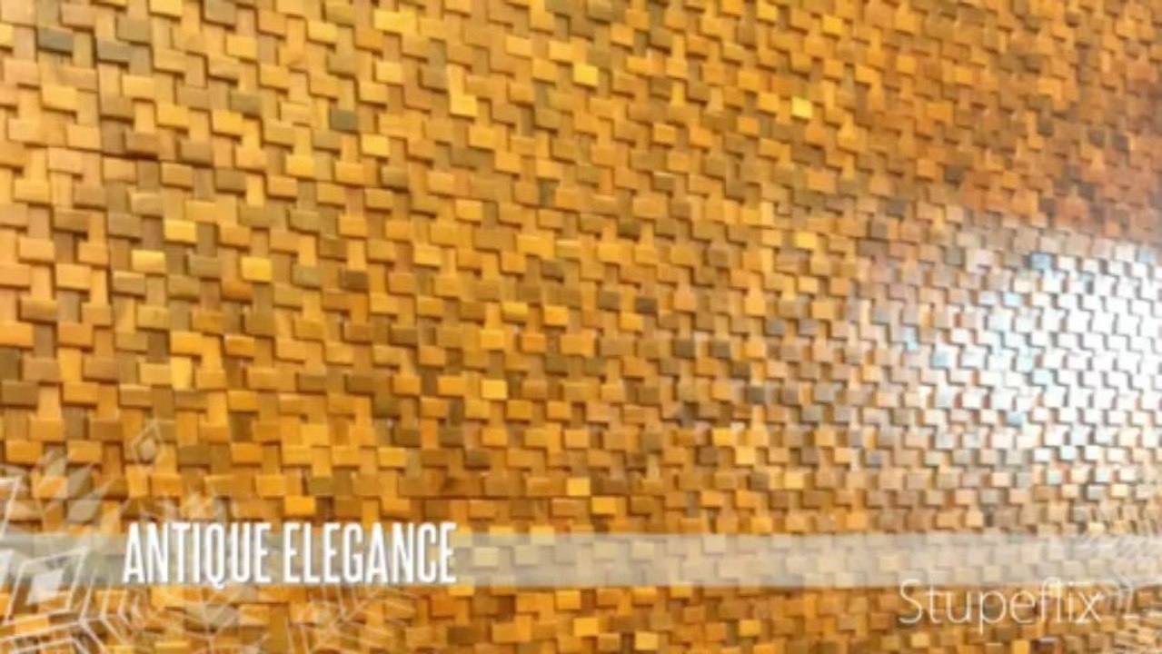 Thiết kế nội thất với mosaic gỗ - Độc đáo & Sang trọng