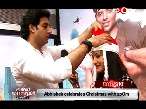 Abhishek Bachchan celebrates Christmas with zoOm