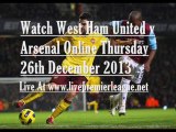 Live Football Online Streaming Arsenal vs West Ham United