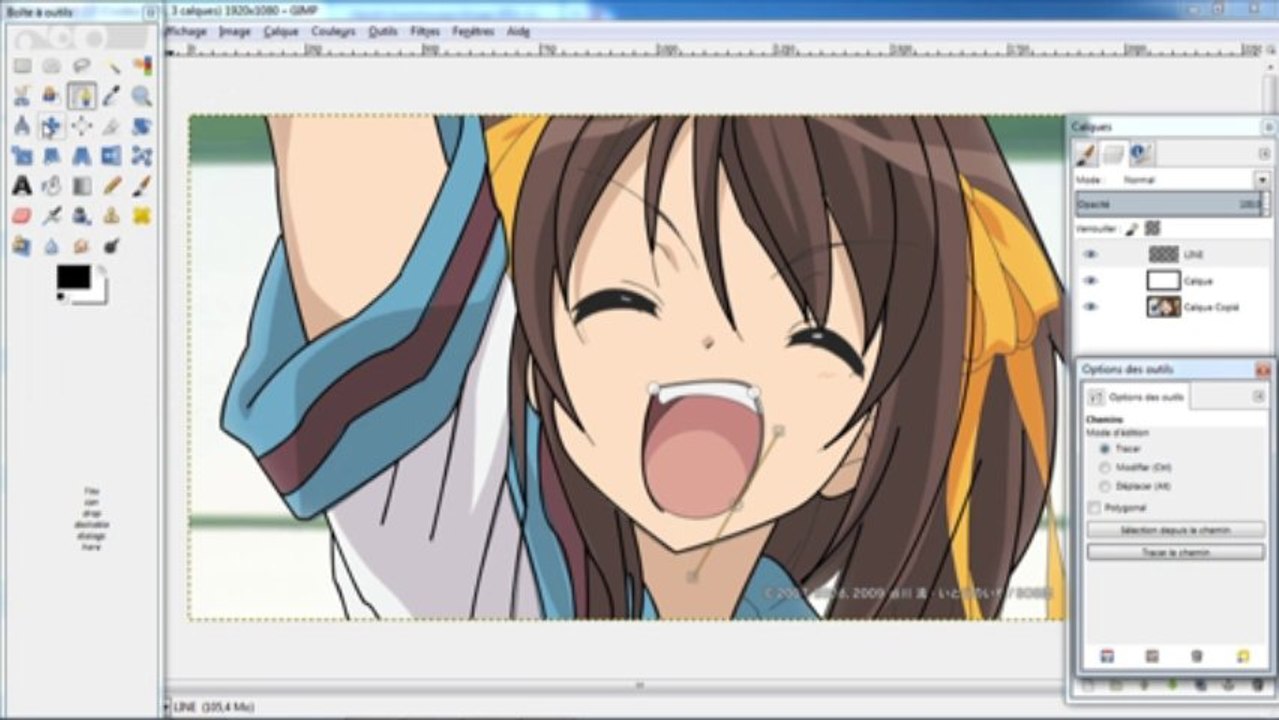 Comment faire le line d'une image déjà faites [Part.1]