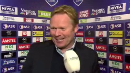 29-01-2012 Ronald Koeman na Feyenoord - Ajax