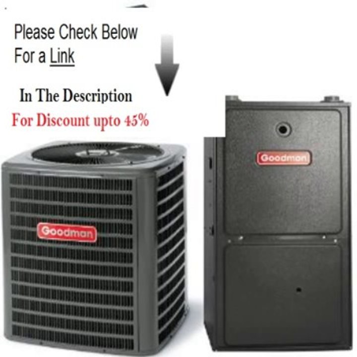 Clearance 3.5 Ton 15 Seer Goodman 90,000 Btu 95% Afue Dual Fuel System - SSZ140421 - CAPF4961D6 - GMVC950905DX - TX5N4