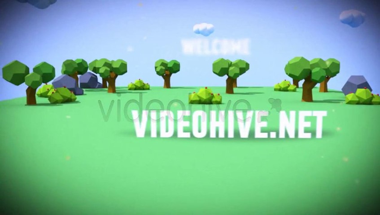 Low Poly Spring - After Effects Template