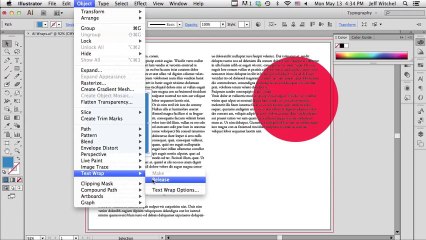 Understanding Text Wraps in Adobe Illustrator