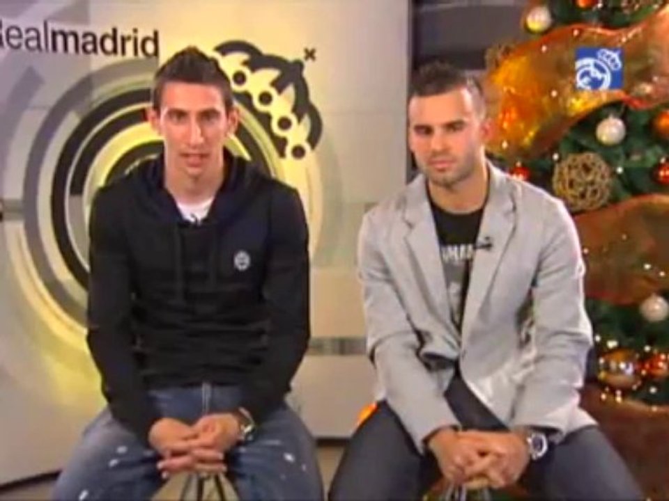Jesé y Di María desean una feliz Navidad