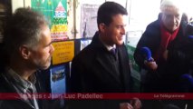 Châteaulin. Valls solidaire des commerçants sinistrés