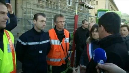 Tempête Dirk : Valls reconnaît d'"une erreur d'appréciation" quant aux risques de crues