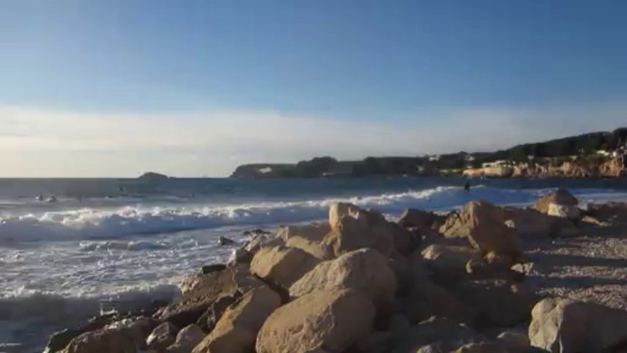 Vent sur la plage Centrale