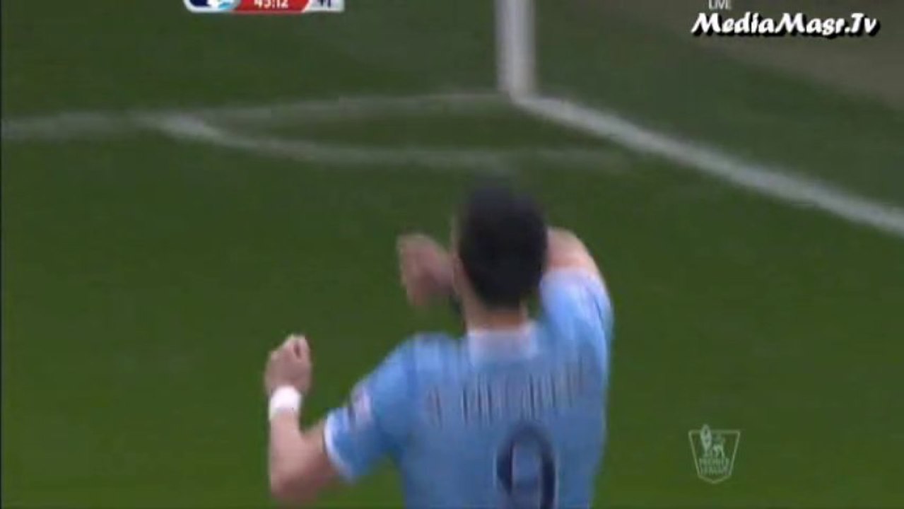 هدف مانشستر سيتي الثاني في ليفربول - الأسبوع 18 - 26/12/2013