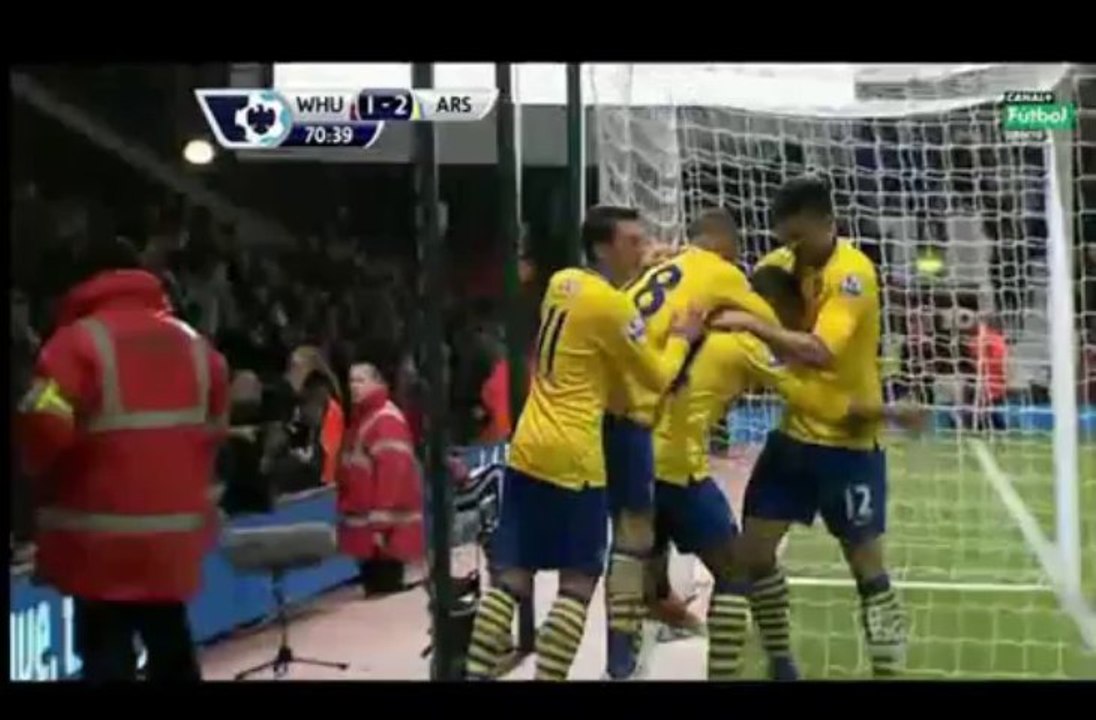Westham United vs  Arsenal 1-3  All Goals & Full Highlights 26.12.2013