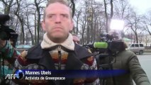 Militantes de Greenpeace reciben visados para salir de Rusia
