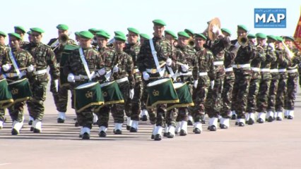 تنظيم حفل تسليم اللواء للتجريدة المغربية التي سيتم نشرها بجمهورية إفريقيا الوسطى