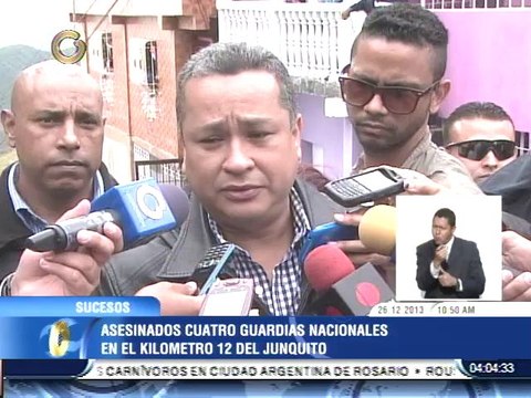 Cicpc: Efectivos de la GN asesinados en El Junquito fueron despojados de 3 armas de reglamento