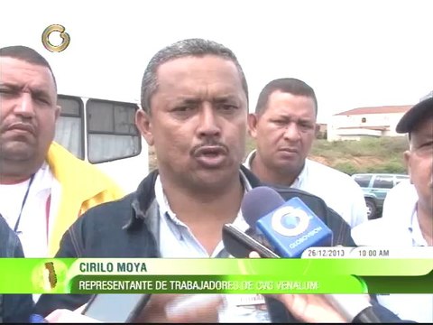 Trabajadores de CVG Venalum paralizan 80 % de la planta