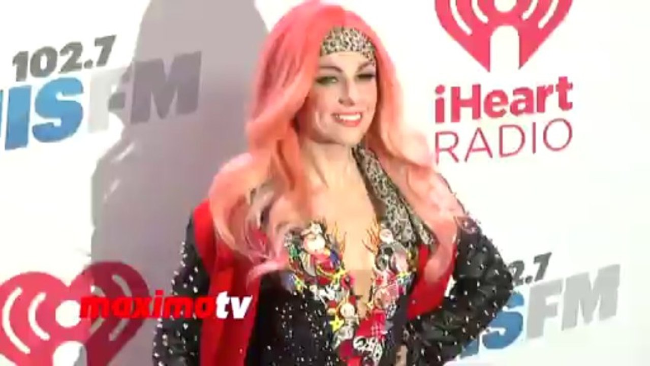 Bonnie McKee KIIS Jingle Ball red carpet arrivals at Staples Center in Los Angeles