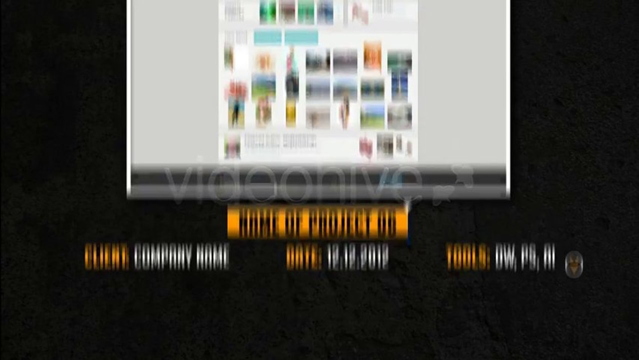 Dark resume - After Effects Template