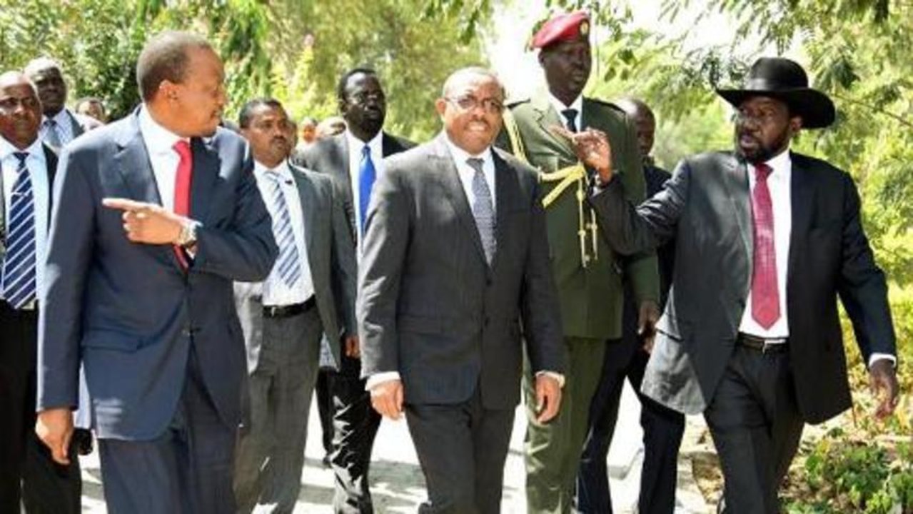 African leaders in South Sudan for peace talks