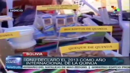 下载视频: Bolivianos usan métodos ancestrales para el procesamiento de quinua