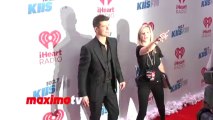 Robin Thicke KIIS Jingle Ball red carpet arrivals at Staples Center in Los Angeles