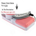 Clearance Generic Smile Face Style 4 * AA Batteries USB Powered Handheld Mini Air Conditioner Cooling Fan Color Pink