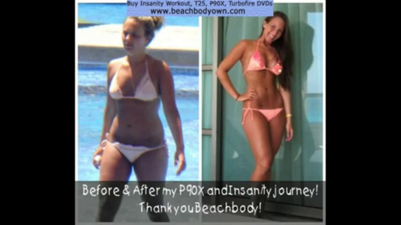 P90X Insanity & Shakeology Women's Transformation & Results