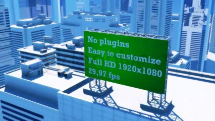 Cityscape Billboards - After Effects Template