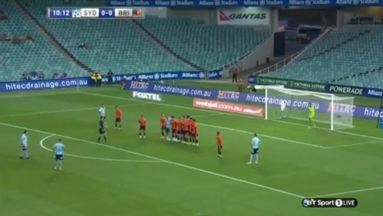 Del Piero Free Kick vs Brisbane Roar