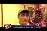 Guillermo Dávila envió saludos por fiestas a su hijo peruano