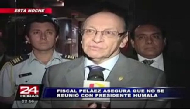Fiscal Peláez Bardales: No hablé de López Meneses con Ollanta Humala