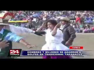 Cusco: a puño limpio celebraron tradicional fiesta del 'Takanacuy'