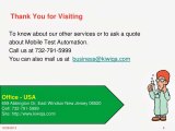 Excellent Mobile Automation Testing Service at KiwiQA