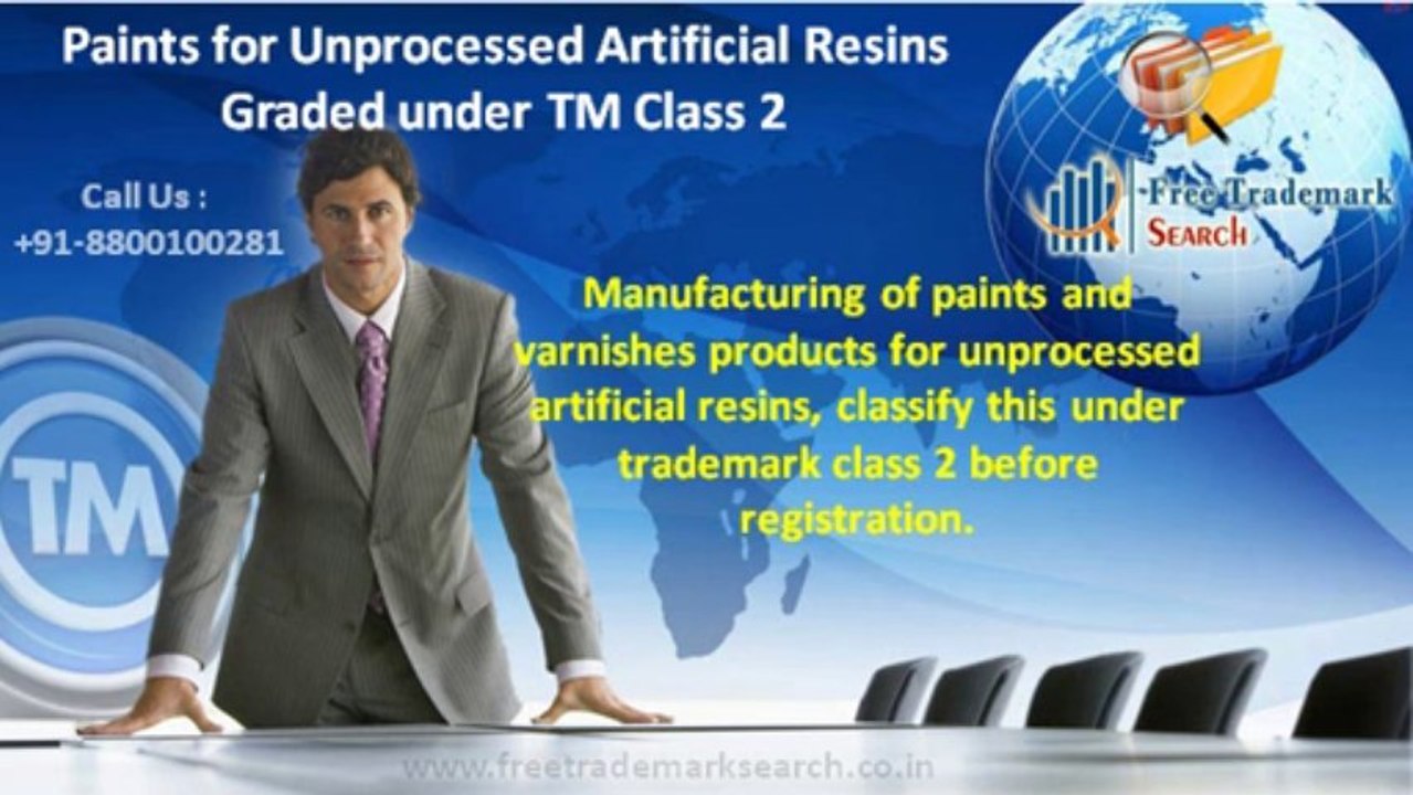 Trademark Class 2  Paints and Varnishes Products