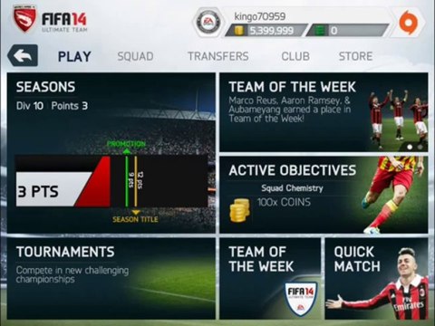 FIFA 14 Ultimate Team Hack (iPhone , iPad , iPod)