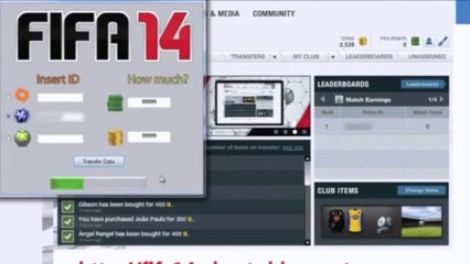 FIFA 14 Ultimate Team Hack Coins Generator [+Video Proof] (