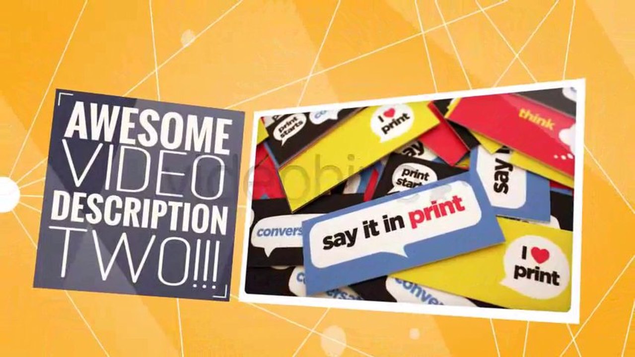 Kinetic Typography Promo - After Effects Template