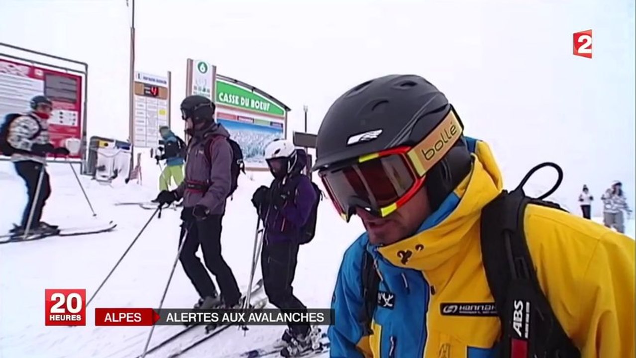 Gros risques d'avalanches dans les Alpes