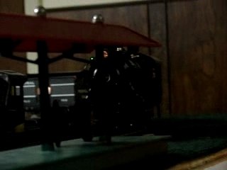 O scale PNSL #6064 pulls into station