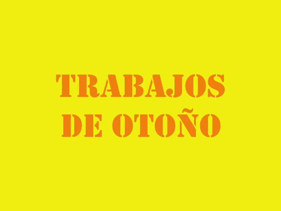 Trabajos de otoño