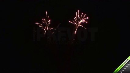 Chandelle 8 tirs 50mm Mosaïque Rouge (ici 2 pièces)