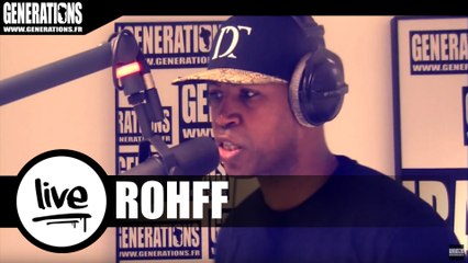 Rohff - Différent (Live des Studios de Generations)