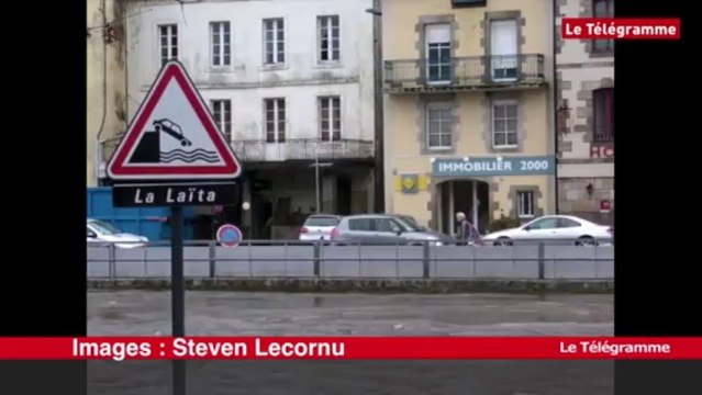 Quimperlé. Vigilance orange pour la Laïta