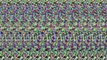 Sirds cross-eyed stereogram slides color